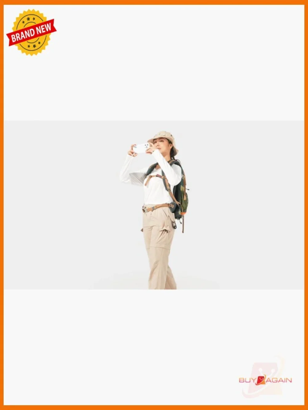Convertible Zip-Off Hiking Pants with 6 Pockets Quick Dry UPF 50+ - Picture 7 of 7